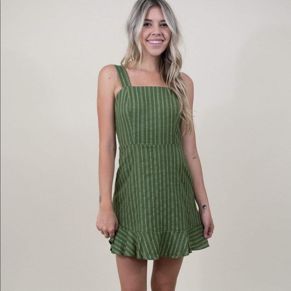 SAGE the Label Green Dress